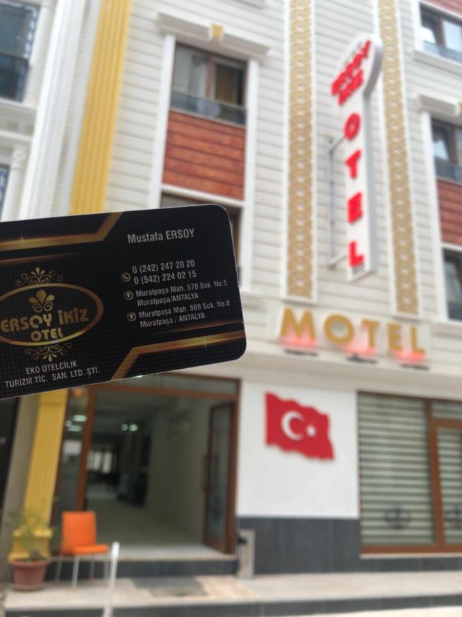 Ersoy Ikiz Otel Antalya Bagian luar foto